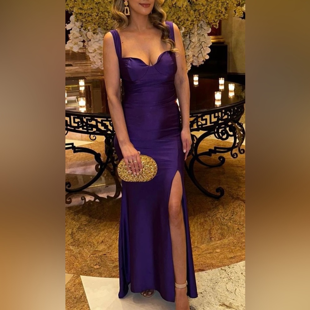 Label Nue Purple Gown